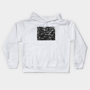 Black and White Flower, Photography Kids Hoodie